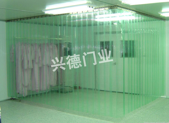網(wǎng)格防靜電軟門簾，白色防靜電軟簾