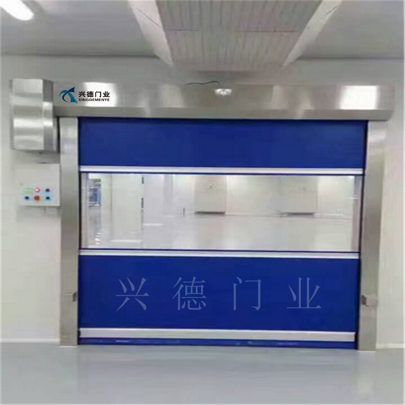 興德門眾多企業(yè)廠房選擇，只因快硬質(zhì)快速門的人性化