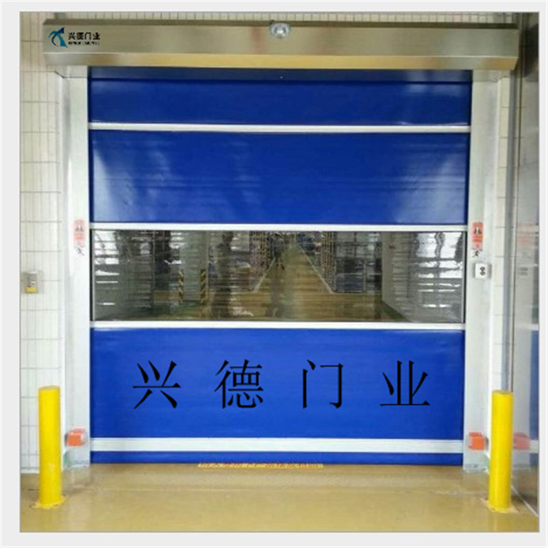 興德門眾多企業(yè)廠房選擇，只因快硬質(zhì)快速門的人性化